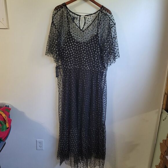 New Modcloth Shimmer and Swish Midi Dress Size 1X - Picture 10 of 10